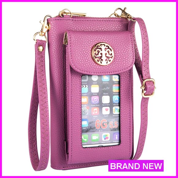 Handbags - Small Crossbody Purse with RFID Wristlet Wallet for Women
